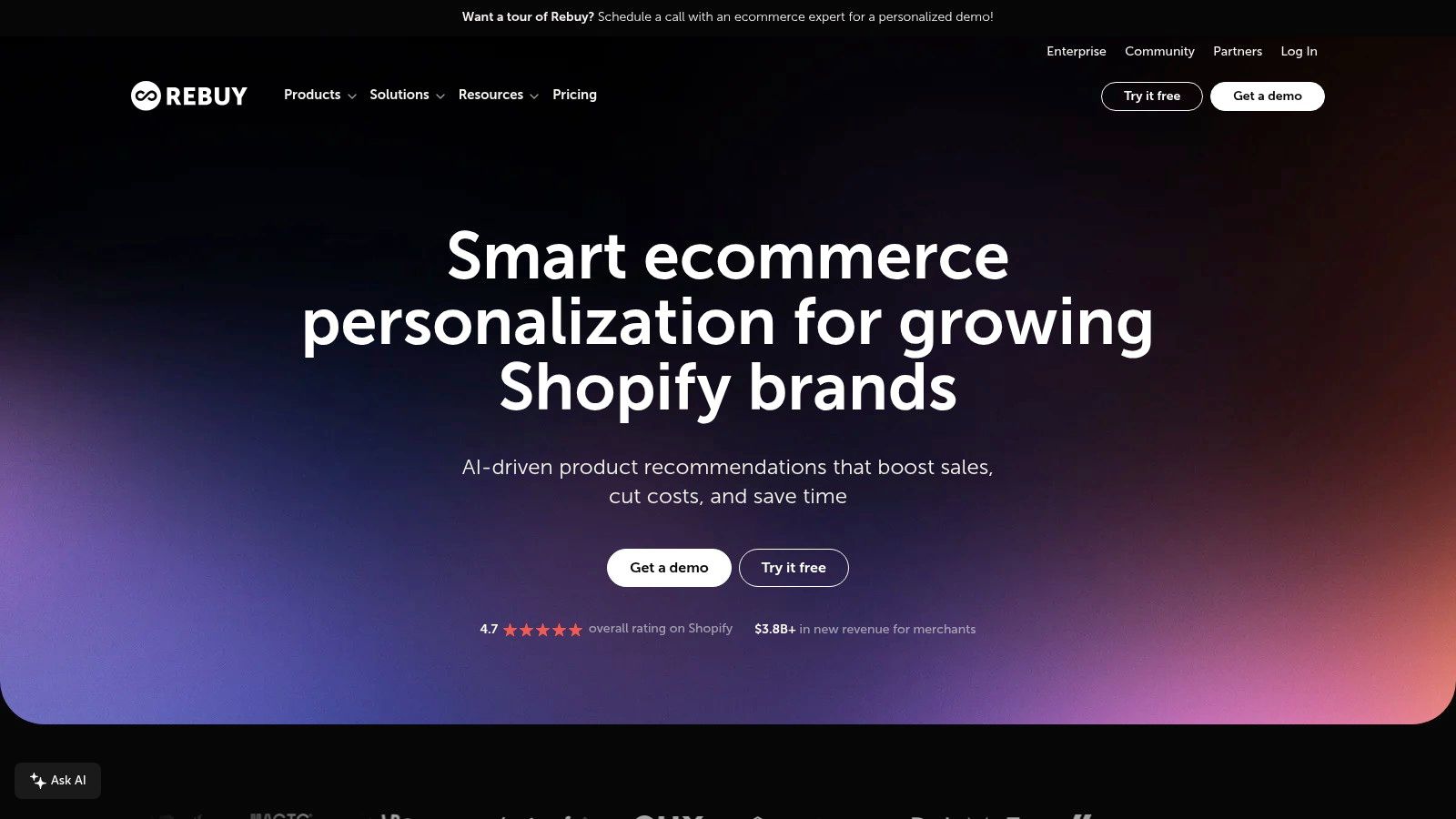 Rebuy Personalization Engine