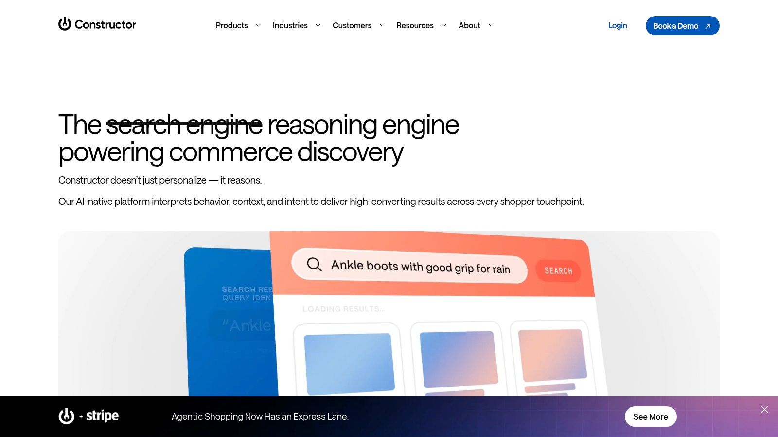 Constructor.io discovery platform