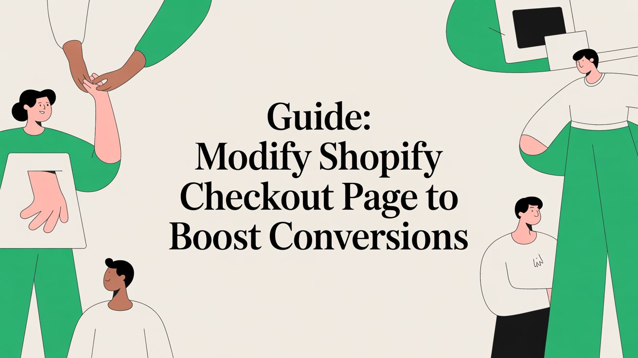 Guide: modify shopify checkout page to boost conversions