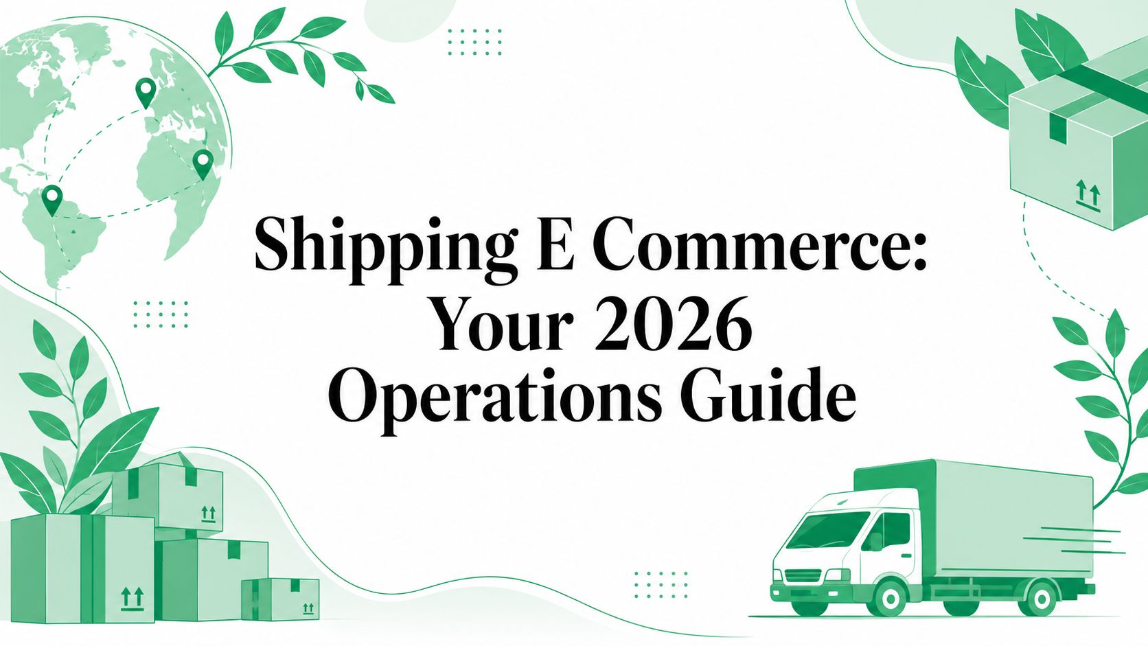 Shipping E Commerce: Your 2026 Operations Guide