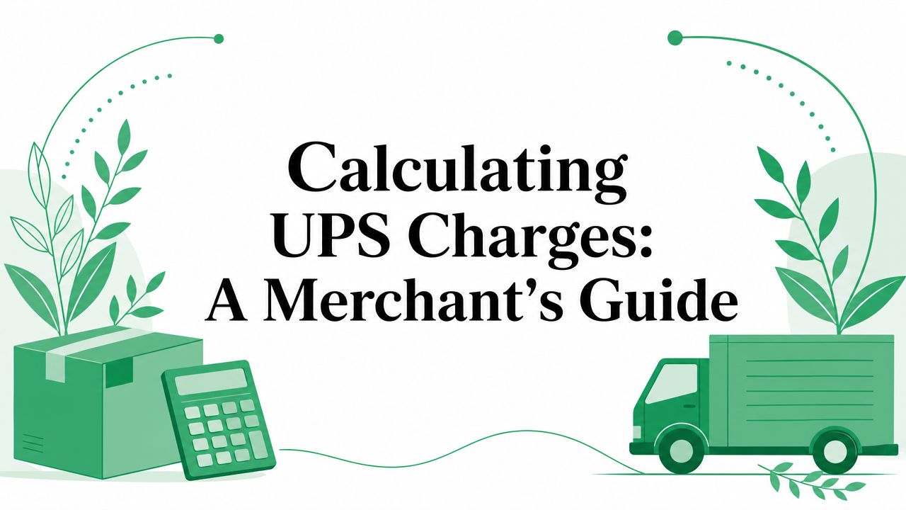 Calculating UPS Charges: A Merchant's Guide