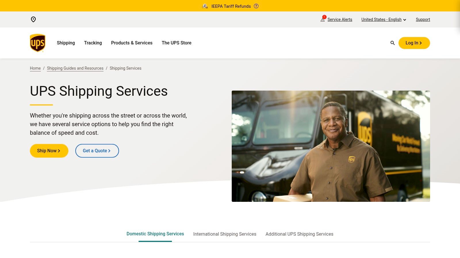UPS (Worldwide services)
