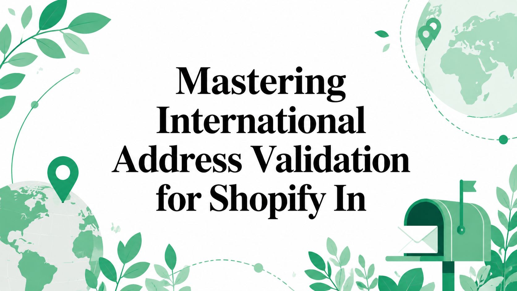 Mastering International Address Validation for Shopify In