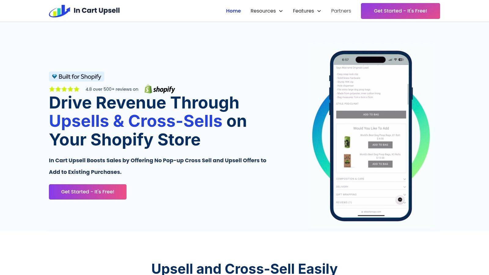 In Cart Upsell and Cross Sell