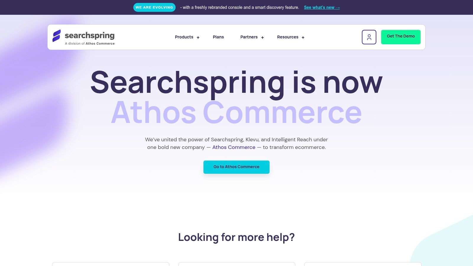 Searchspring visual merchandising platform