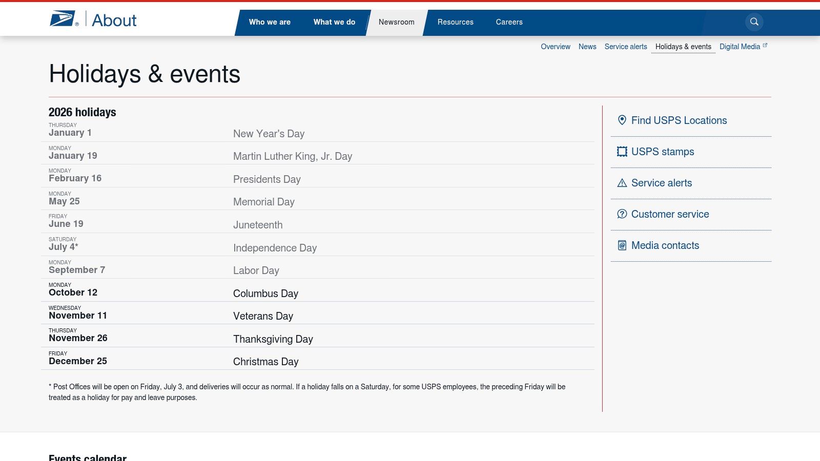 USPS (United States Postal Service)